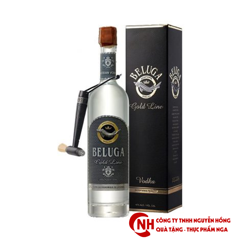 Rượu Vodka Beluga 0.75L Gold Line